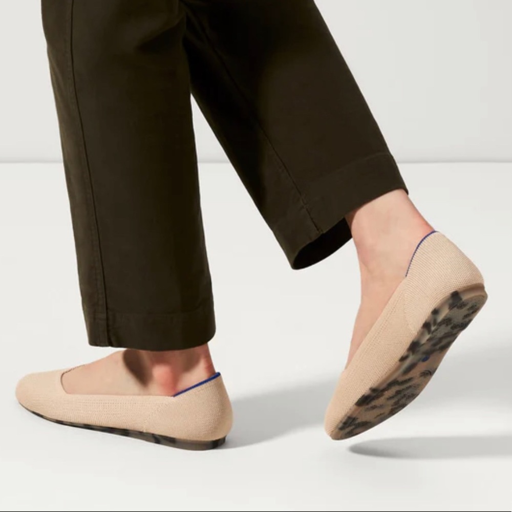 Rothy's The Flat size 9 in Ecru- Never worn